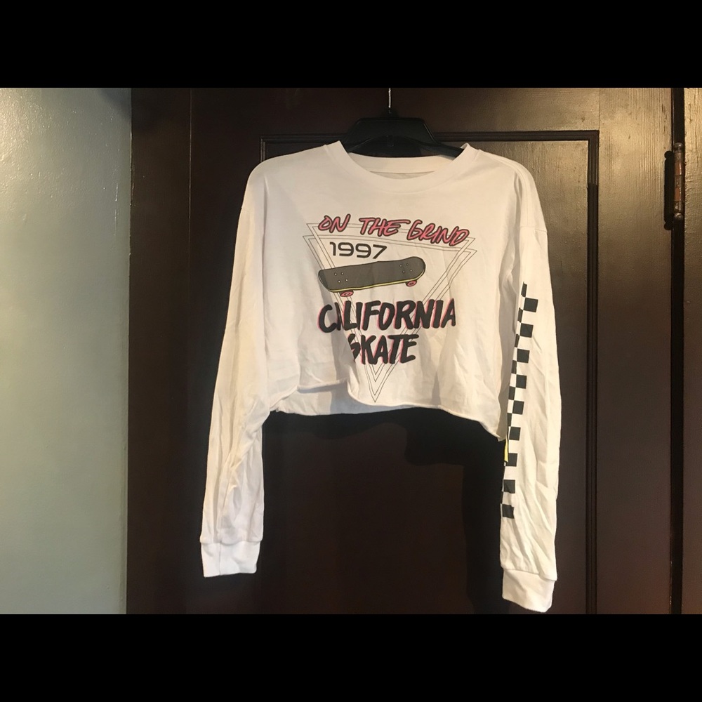 cropped long sleeve